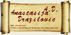 Anastasija Dražilović vizit kartica